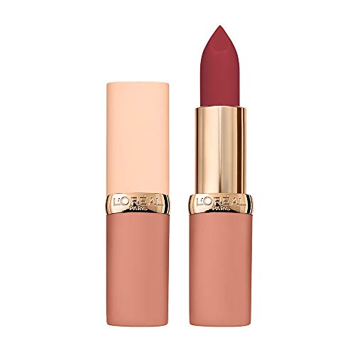 L'Oréal Paris Rossetto Lunga Durata Color Riche Free the Nudes, Non Secca le Labbra, Comfort a Lungo sulle Labbra, 06 No Hesitation, Confezione da 1