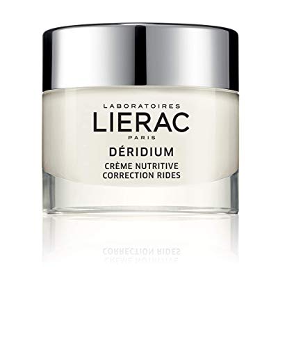 Lierac Déridium Crema Viso Antirughe Nutriente, Adatta per la Pelle da Secca a Molto Secca, Formato da 50 ml
