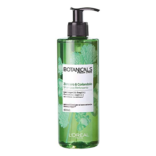 L'Oréal Paris Botanicals Zenzero e Coriandolo Fonte di Forza Shampoo per Capelli Fragili, 400 ml
