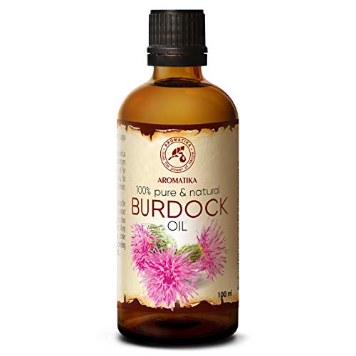 Olio di Bardana 100ml - 100% Pure & Natural - Arctium Lappa Root - Best Hair Oil - Grandi Benefici per la Pelle - Capelli - Viso - Cura del Corpo - Bottiglia - Oli...