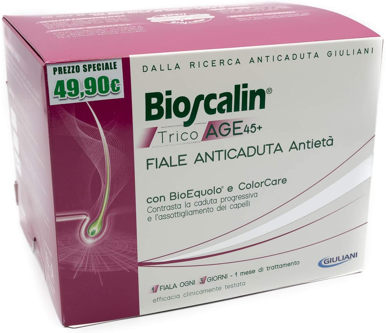 Bioscalin Tricoage 45+ Fiale anticaduta donna
