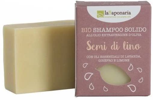 Shampoo solido bio Semi di lino La Sapon