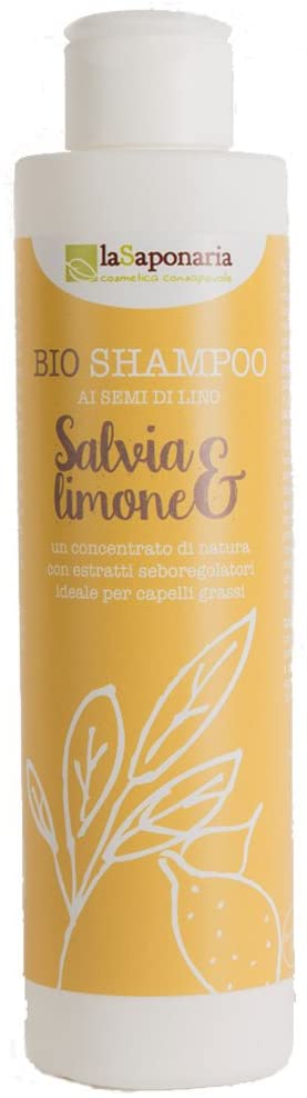 La Saponaria Shampoo Salvia e Limone Bio