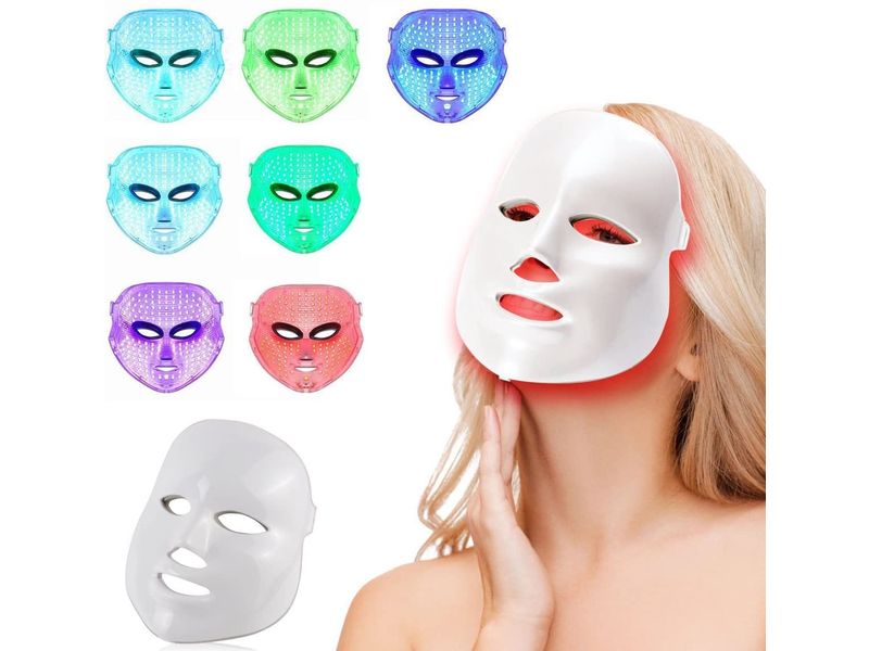 La maschera LED di Mincheda - 7 colori di trattamento