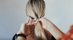 ponytail chignon