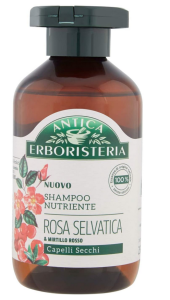 Antica Erboristeria – Shampoo Nutriente Rosa Selvatica e Mirtillo Rosso