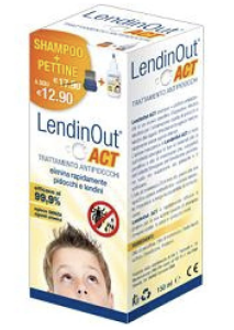 Lendinout – Act Shampoo Antipidocchi con Pettine