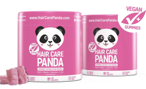Hair care panda - 2 pacchetti vitamine sane per i capelli